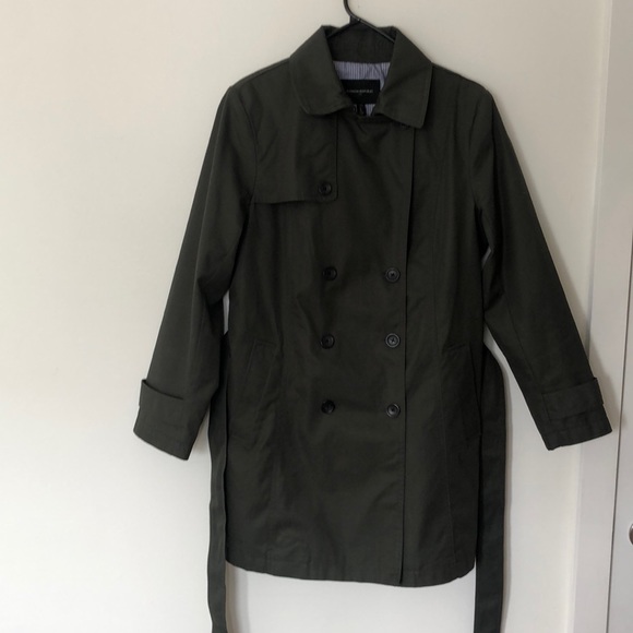 Green Trench Coat for women - Picture 1 of 10